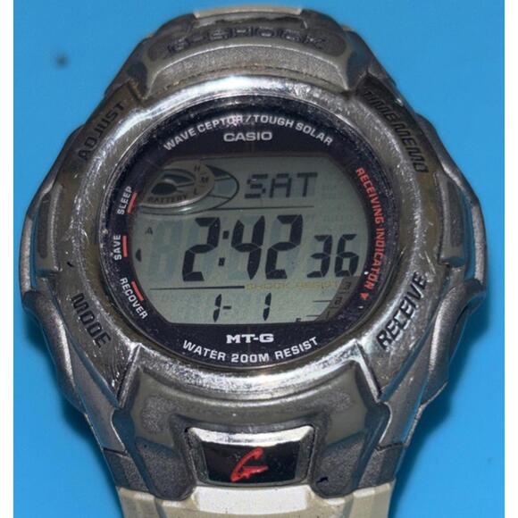 G-Shock Accessories - Mtg-900 Stainless Steel G Shock 200 Meter Water Proof Watch